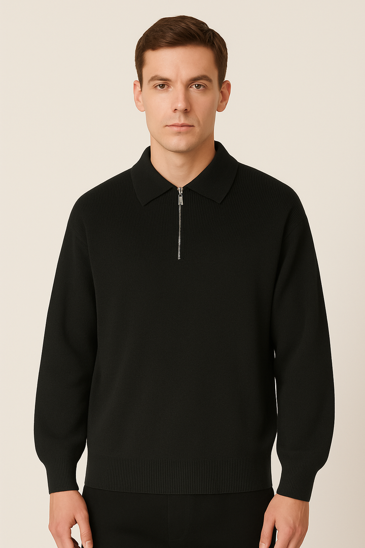 Ronan - Polo with Zip Collar