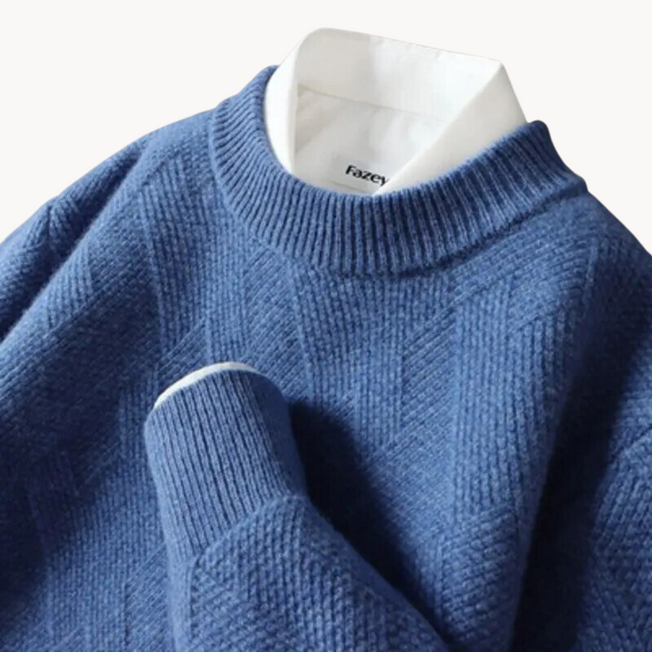 Darragh - Elegant Jacquard Sweater