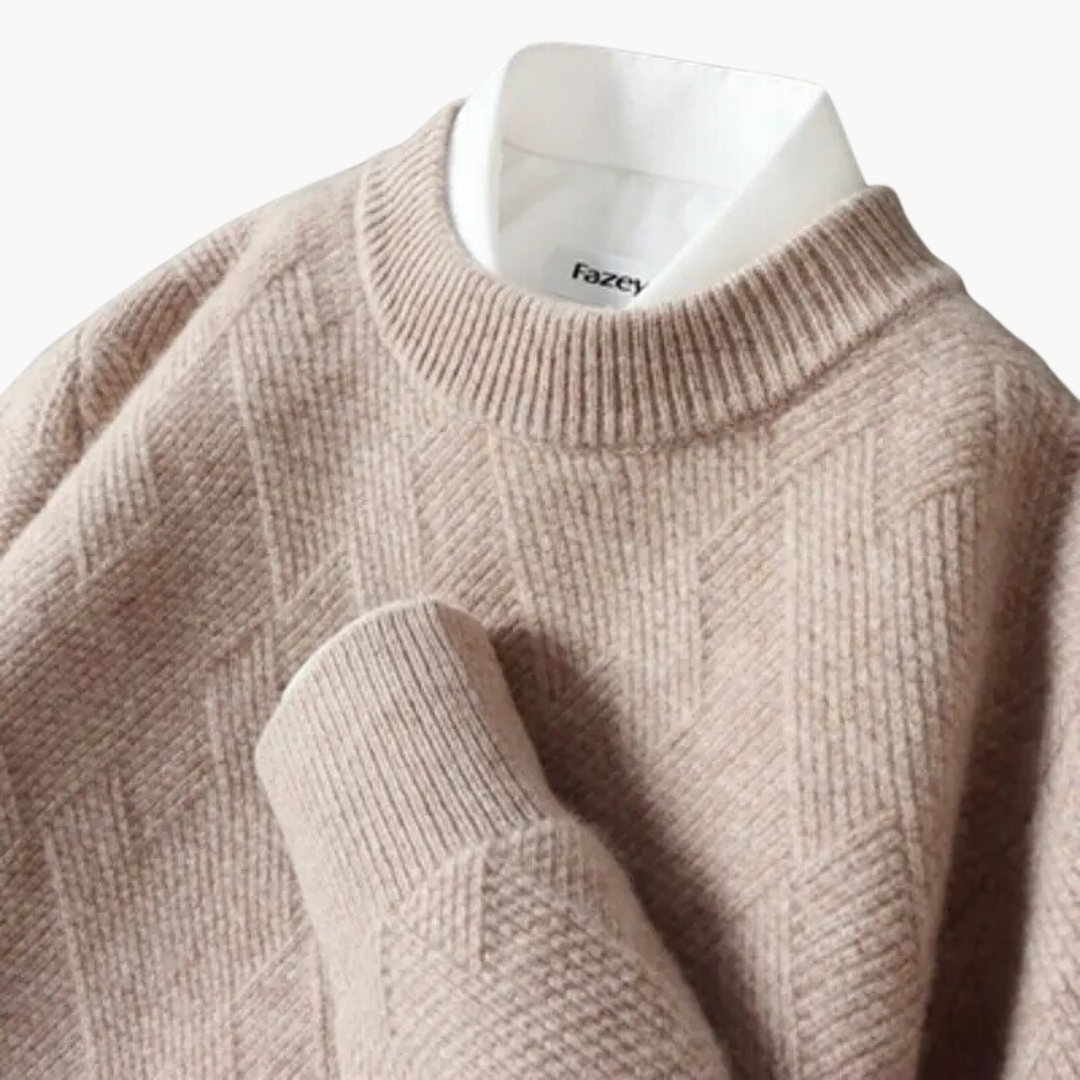 Darragh - Elegant Jacquard Sweater