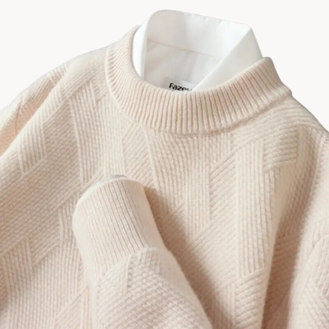 Darragh - Elegant Jacquard Sweater