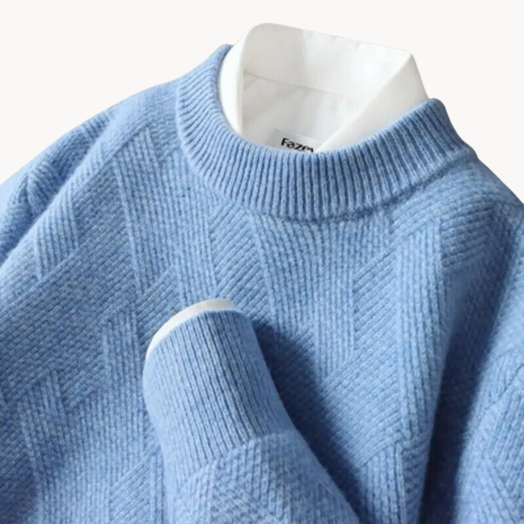 Darragh - Elegant Jacquard Sweater