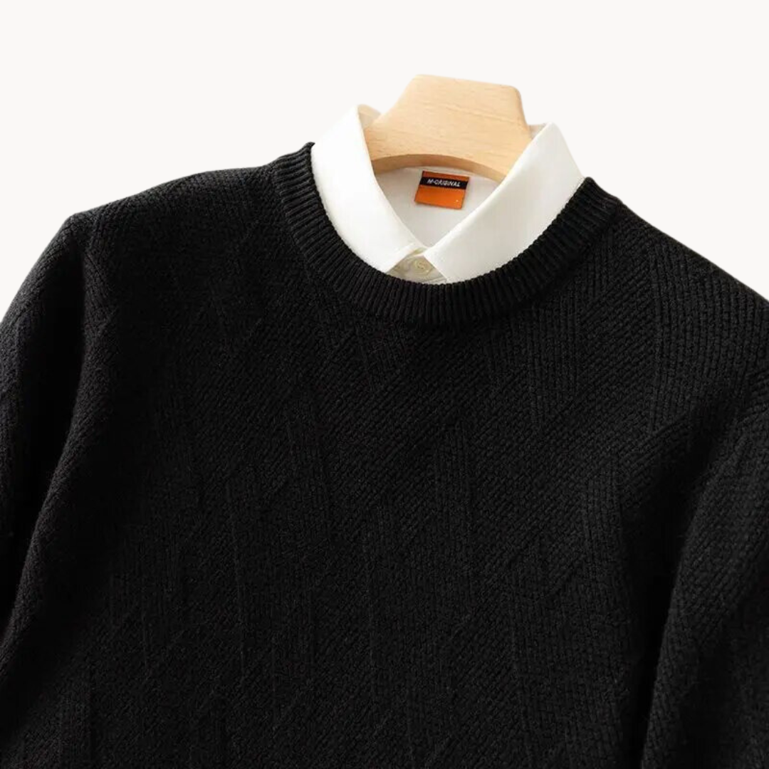 Darragh - Elegant Jacquard Sweater
