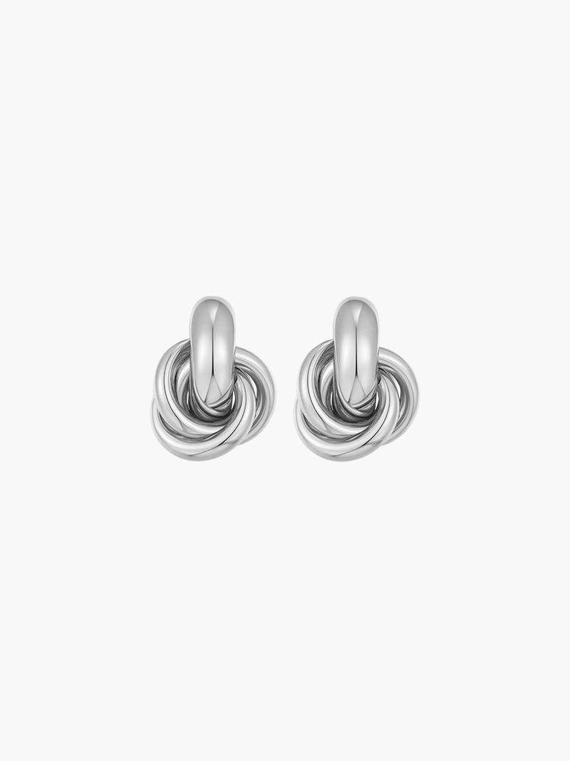 Saoirse - Gold Knot Earrings