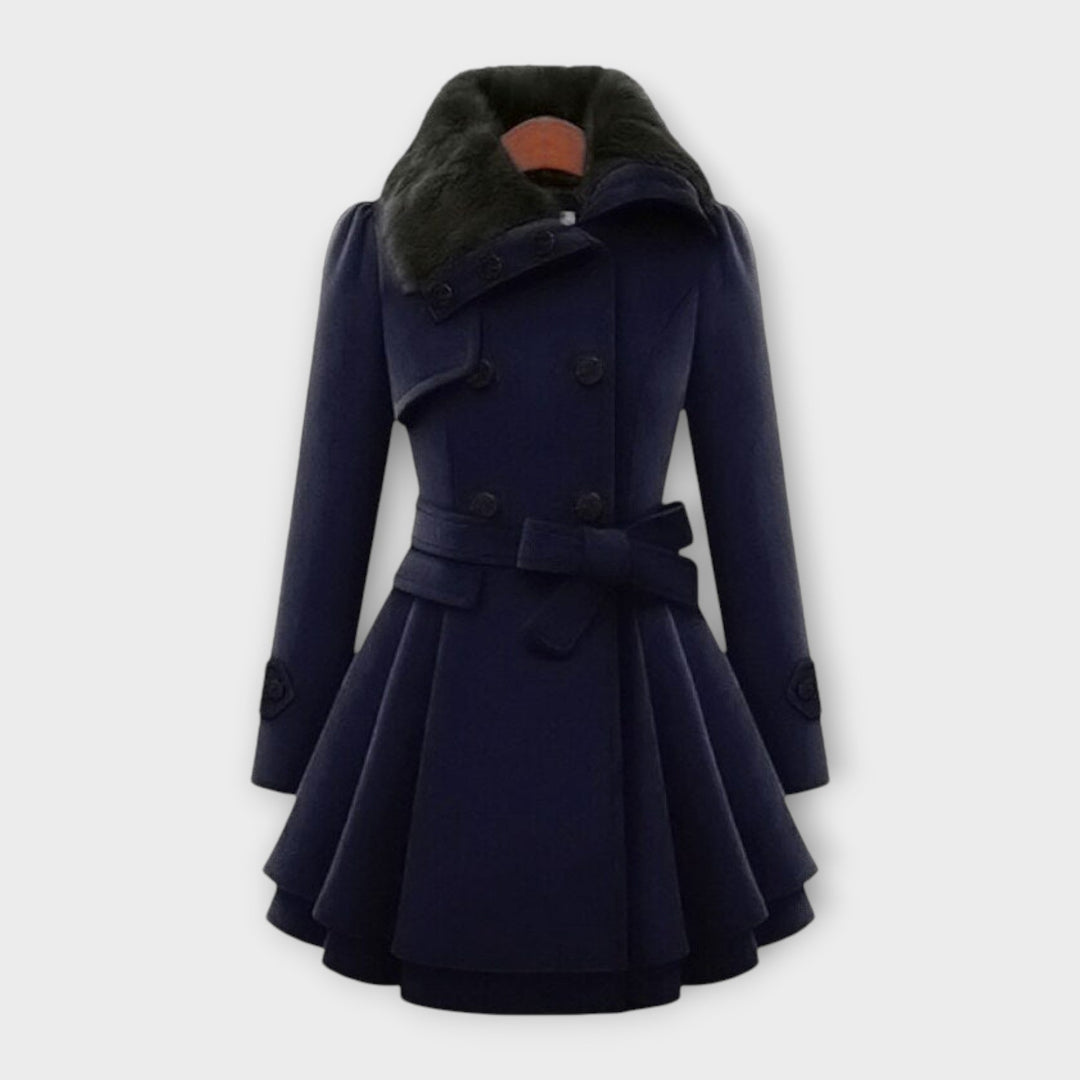 Élodie - Chic Faux Fur Coat