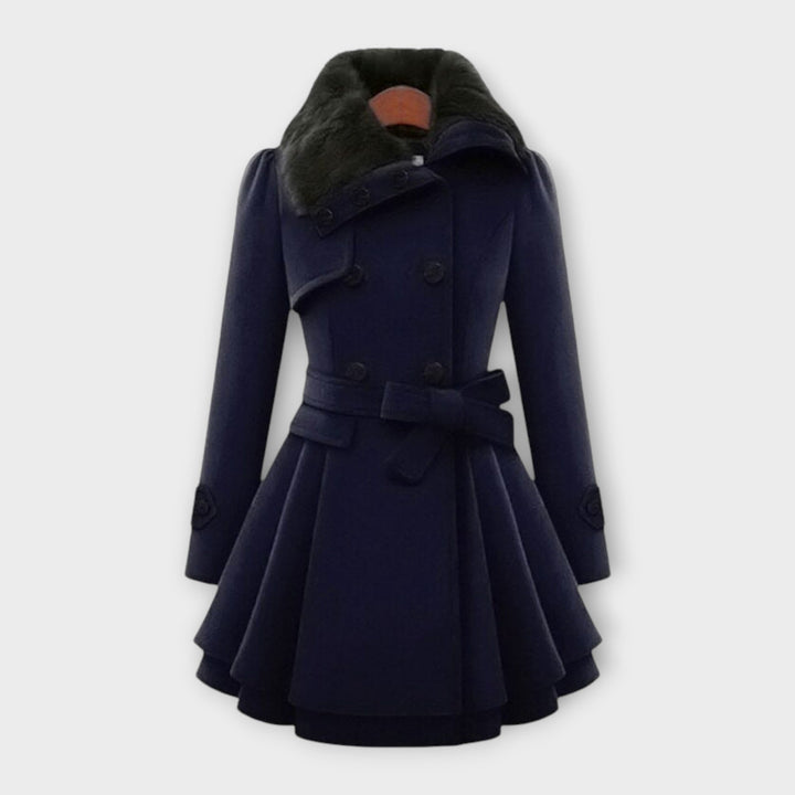 Élodie - Chic Faux Fur Coat