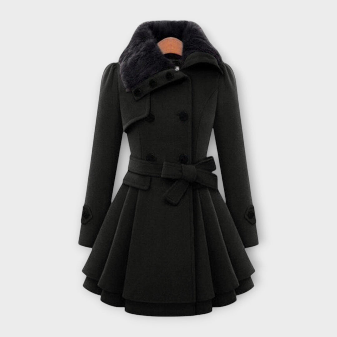Élodie - Chic Faux Fur Coat