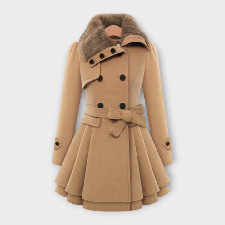 Élodie - Chic Faux Fur Coat