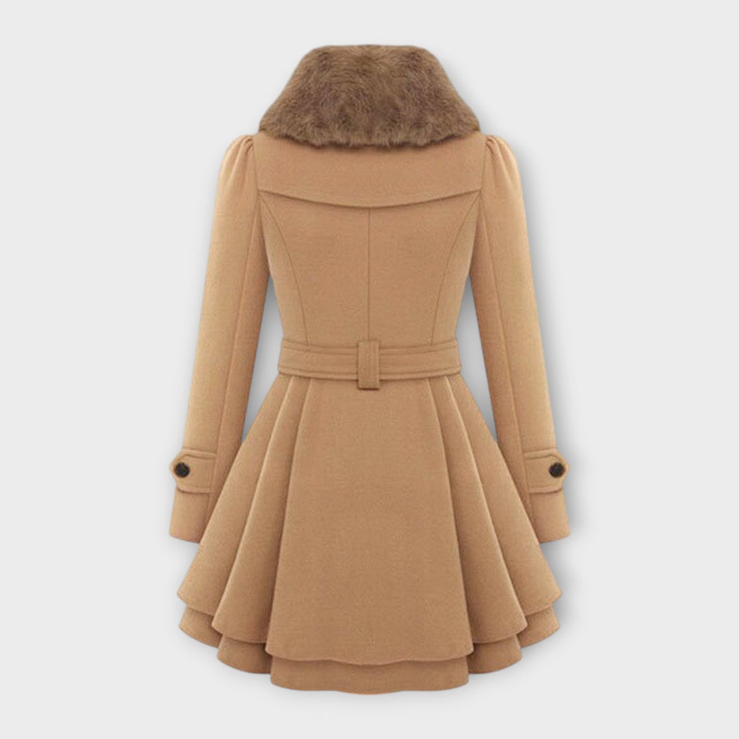 Élodie - Chic Faux Fur Coat