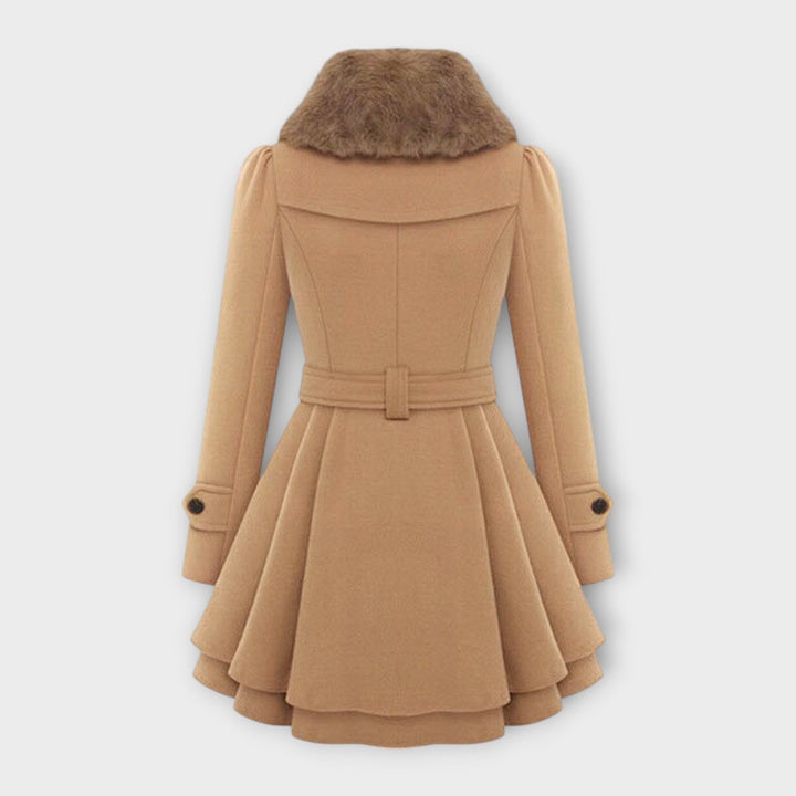 Élodie - Chic Faux Fur Coat