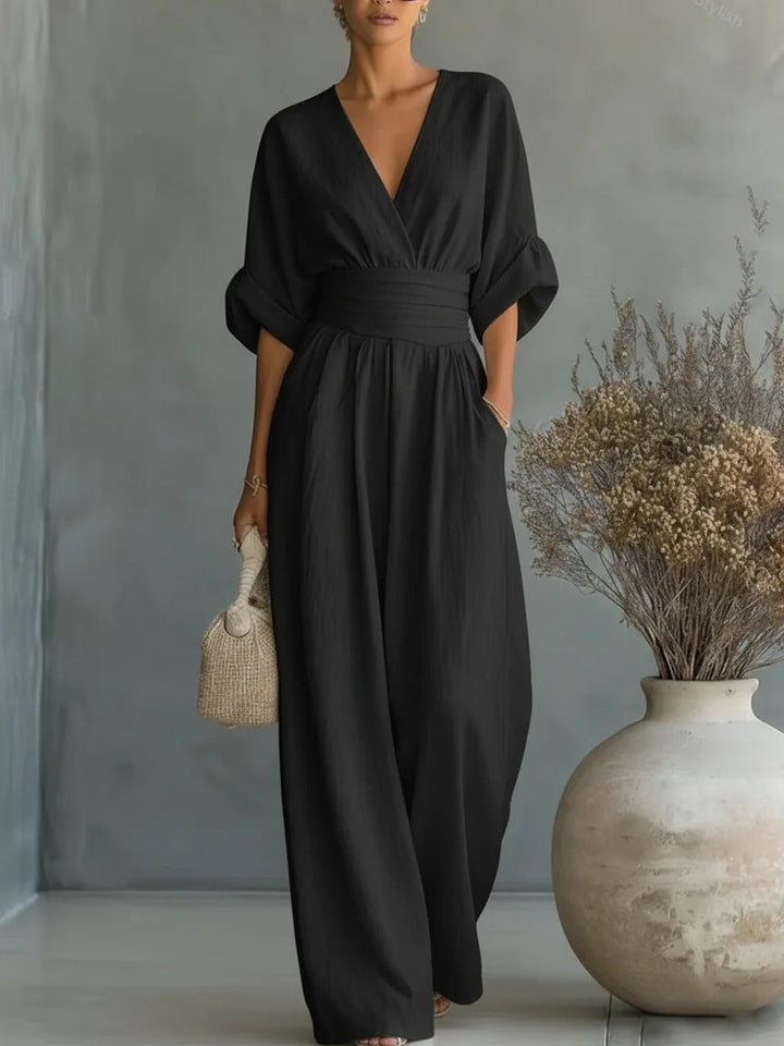 Eimear - Backless V-Neck Dress