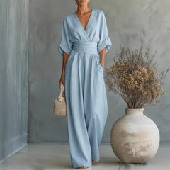 Eimear - Backless V-Neck Dress