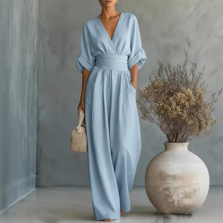 Eimear - Backless V-Neck Dress
