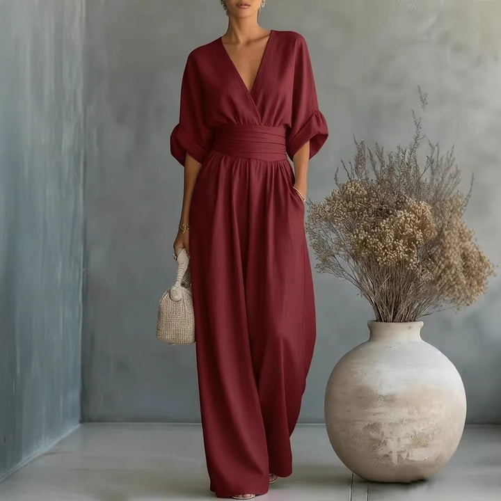Eimear - Backless V-Neck Dress