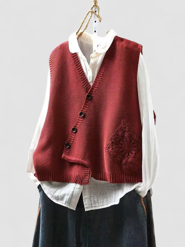 Maeve - Off-Center Cardigan