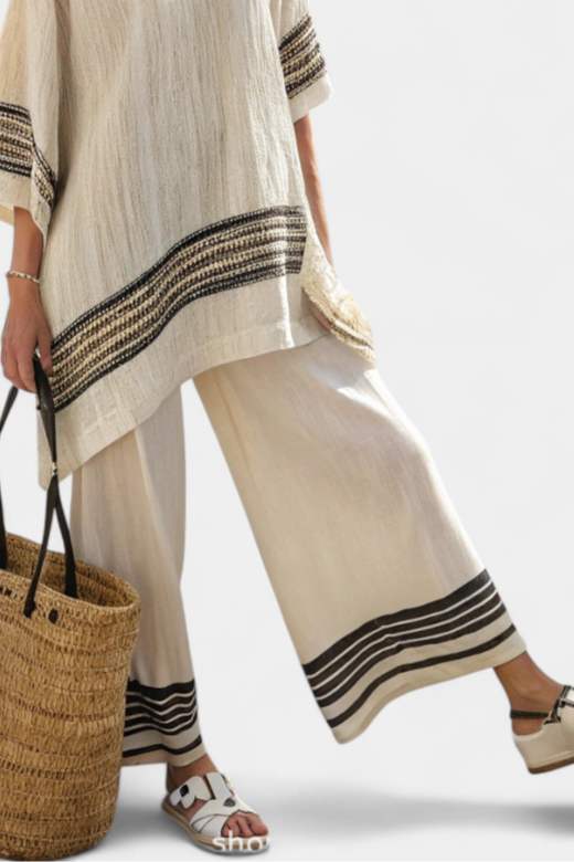 Blánaid - Organic Striped Ensemble
