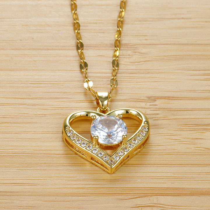 Saoirse - Gold Heart Necklace