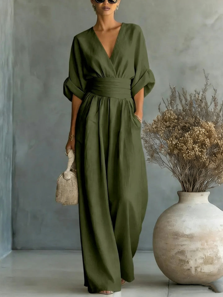 Eimear - Backless V-Neck Dress