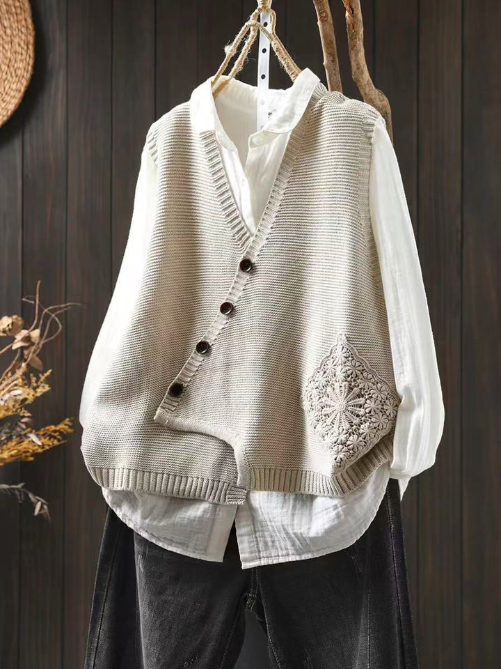 Maeve - Off-Center Cardigan