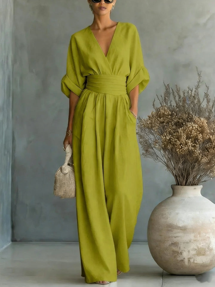 Eimear - Backless V-Neck Dress