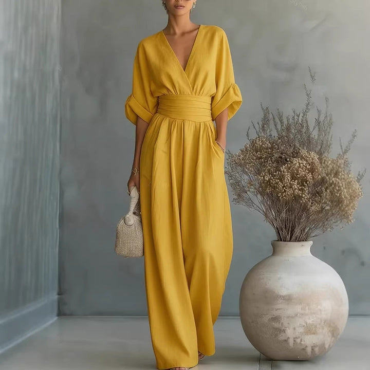 Eimear - Backless V-Neck Dress