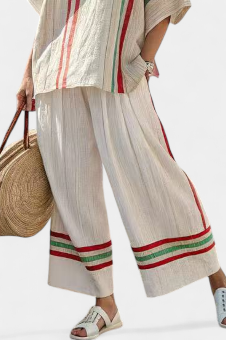 Maeve - Summer Striped Ensemble