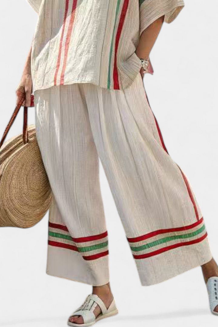 Maeve - Summer Striped Ensemble