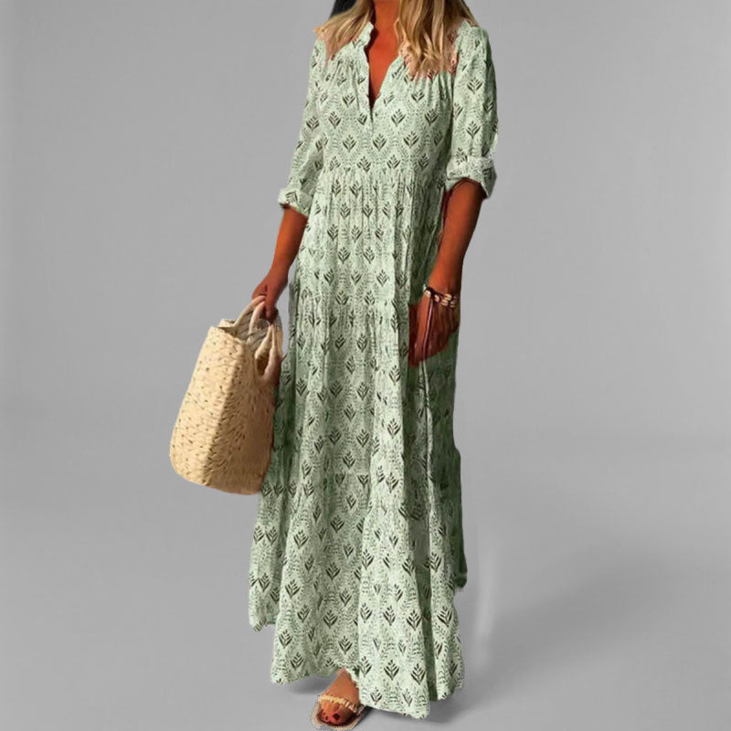 Peggy - Retro-Inspired Maxi Dress