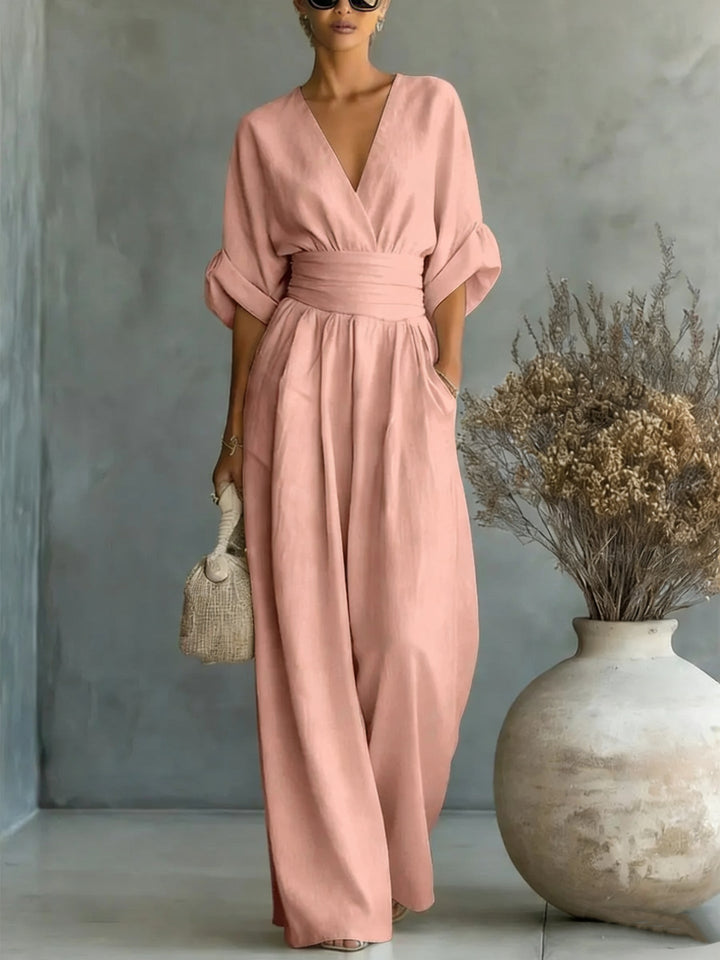 Eimear - Backless V-Neck Dress