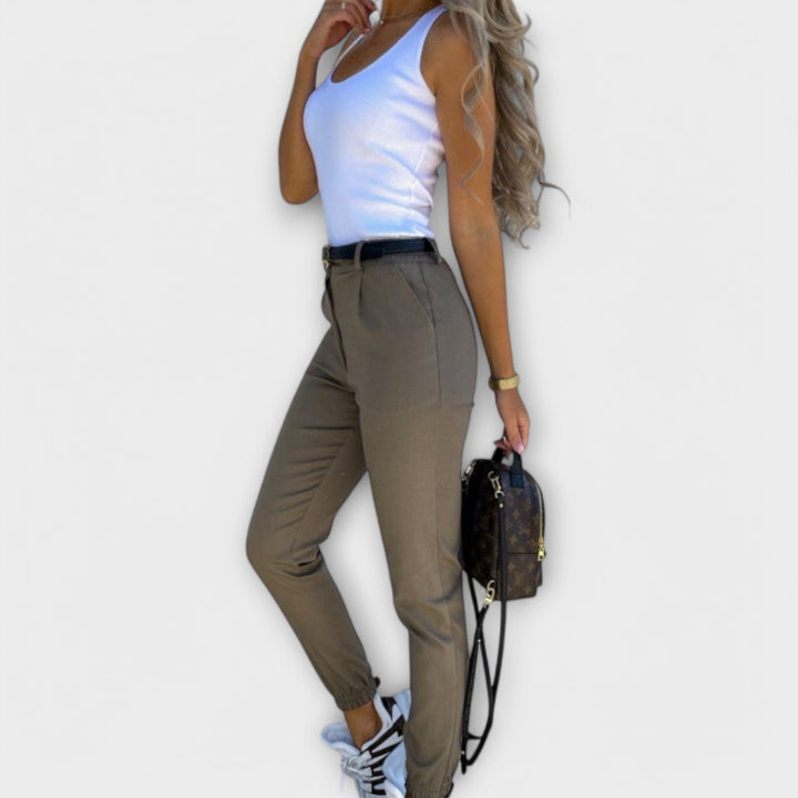 Doireann - Elevated High-Waisted Trousers