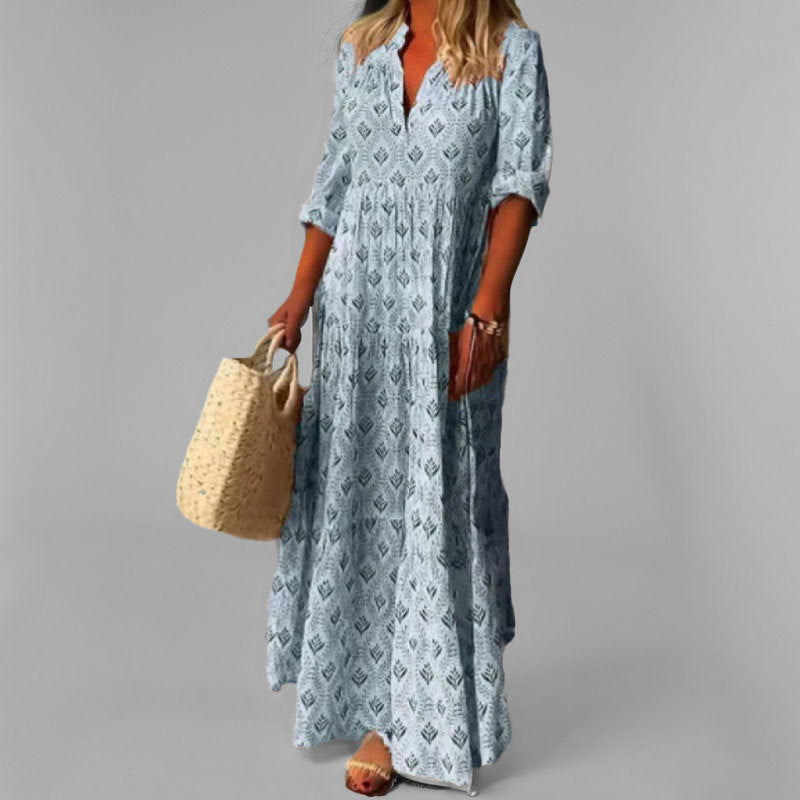 Peggy - Retro-Inspired Maxi Dress