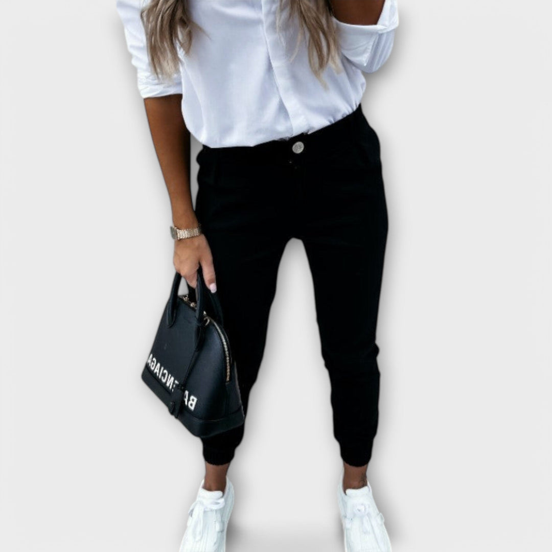 Doireann - Elevated High-Waisted Trousers