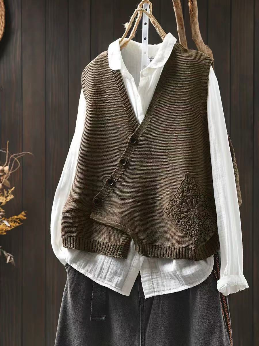 Maeve - Off-Center Cardigan