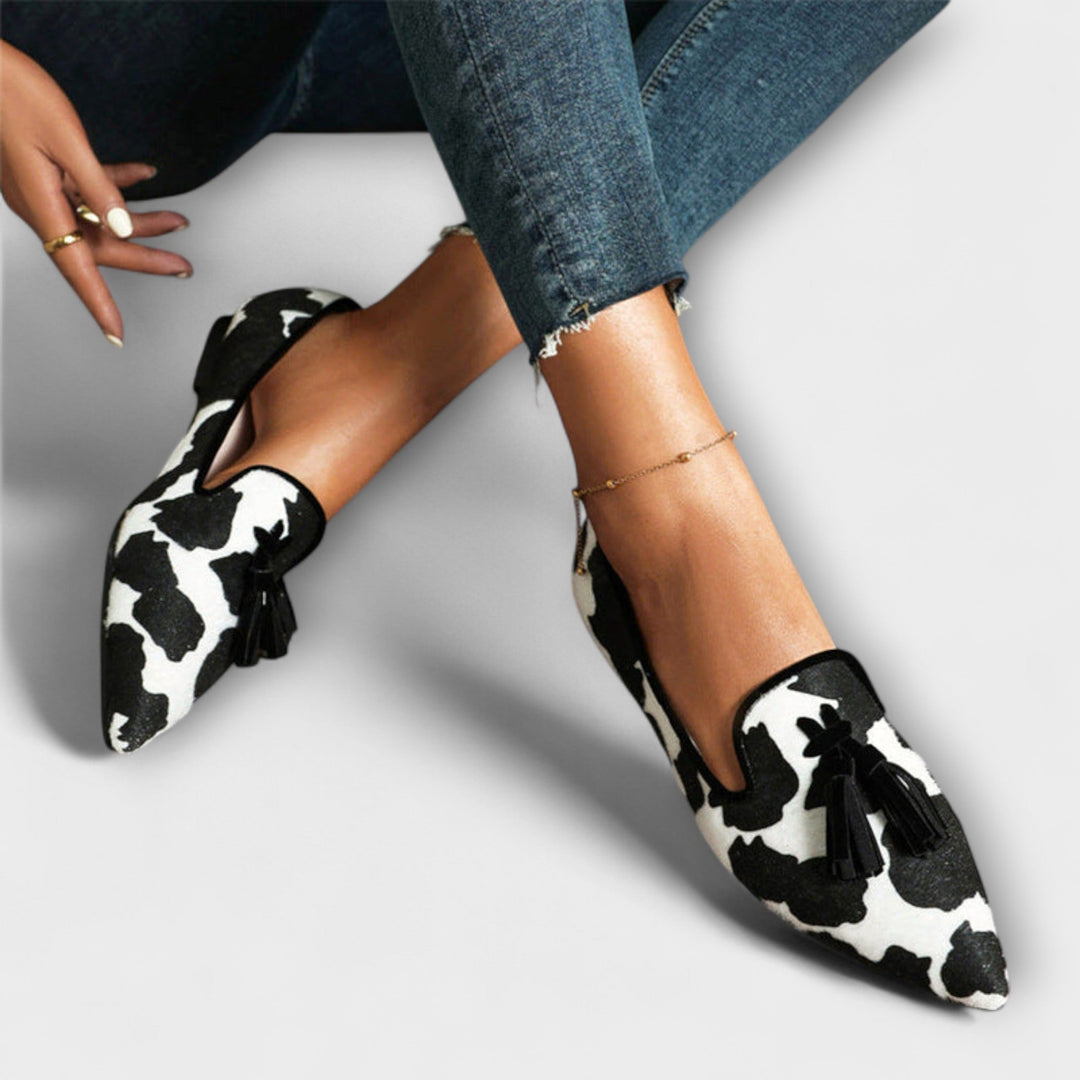 Éilis - Pom Pom Ballerina Flats