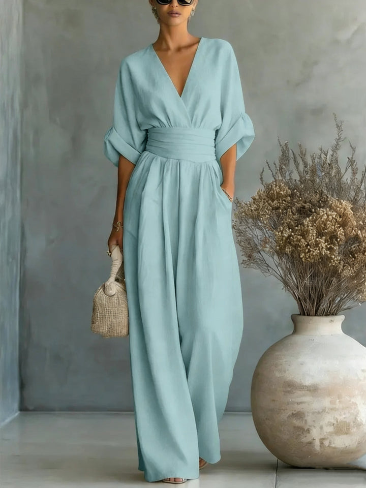 Eimear - Backless V-Neck Dress