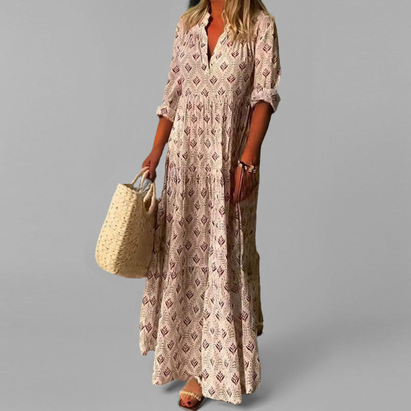 Peggy - Retro-Inspired Maxi Dress