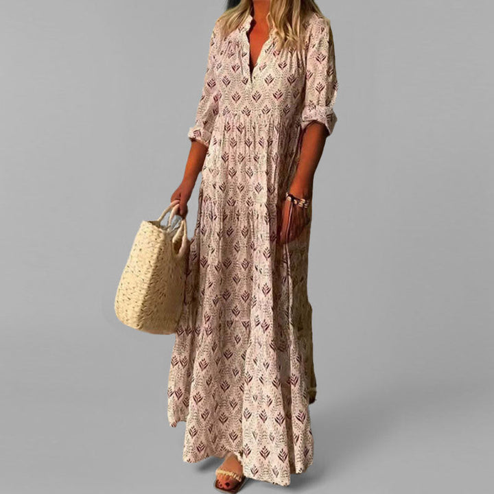 Peggy - Retro-Inspired Maxi Dress