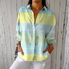 Muirne - Stylish Checkered Top