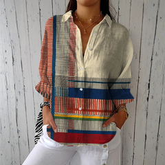 Íde - Vibrant Artistic Top
