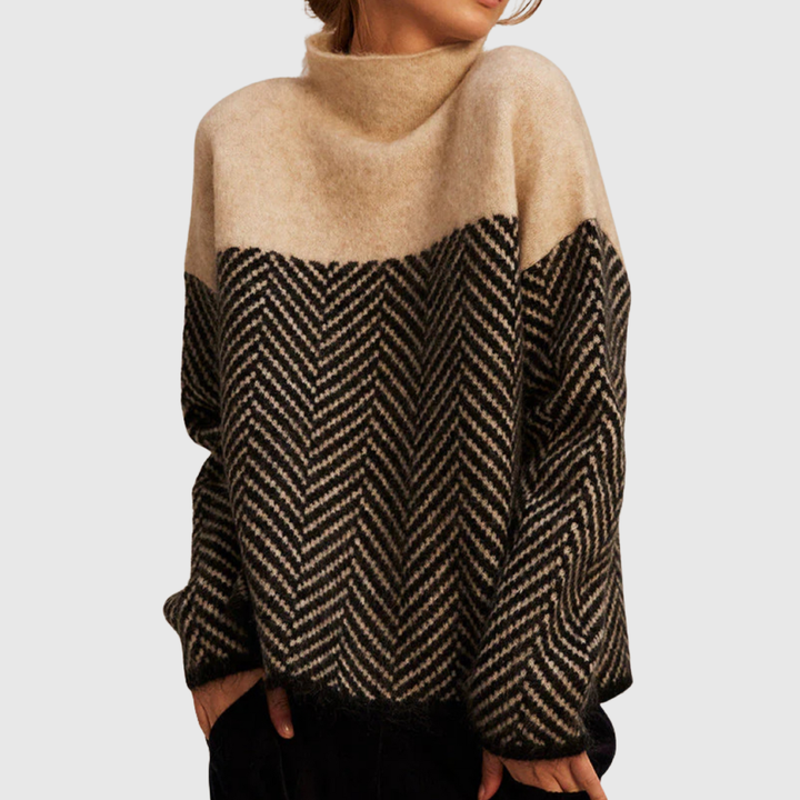 Caitlín | Stand-Up Collar Jumper