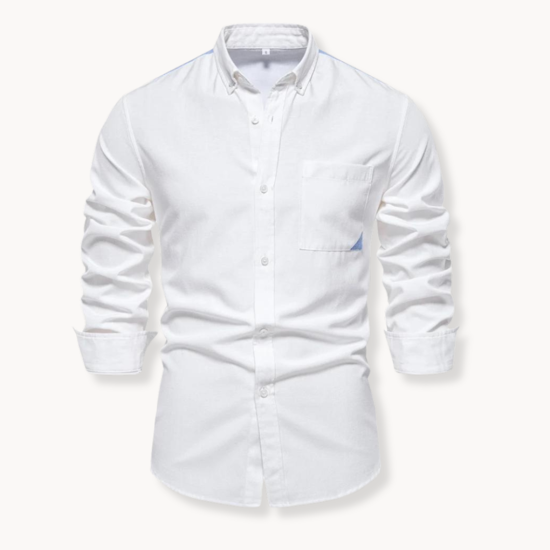 Fionn - Textured Oxford Button-Up