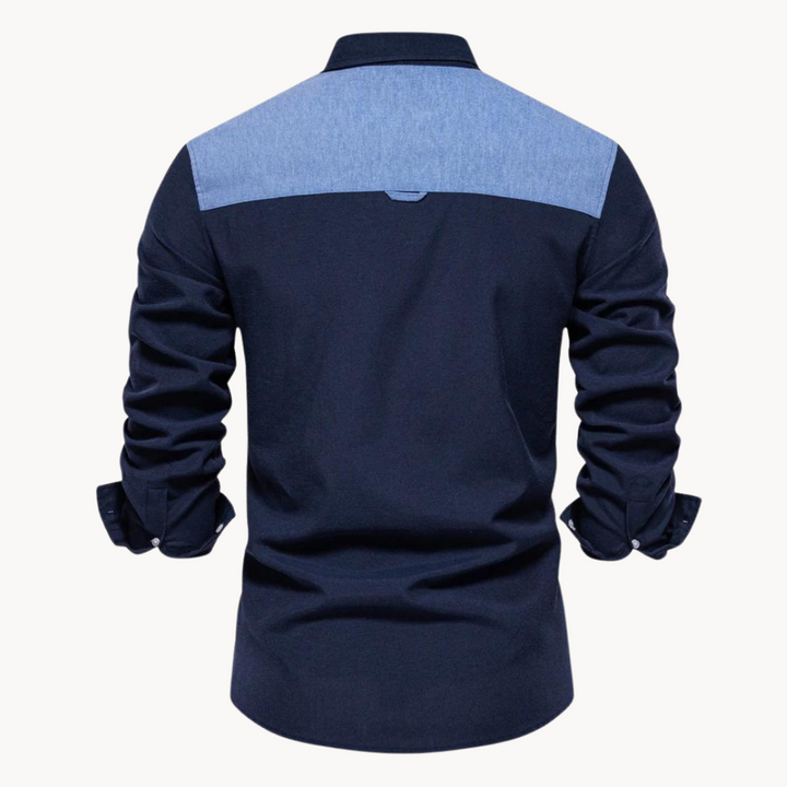 Fionn - Textured Oxford Button-Up