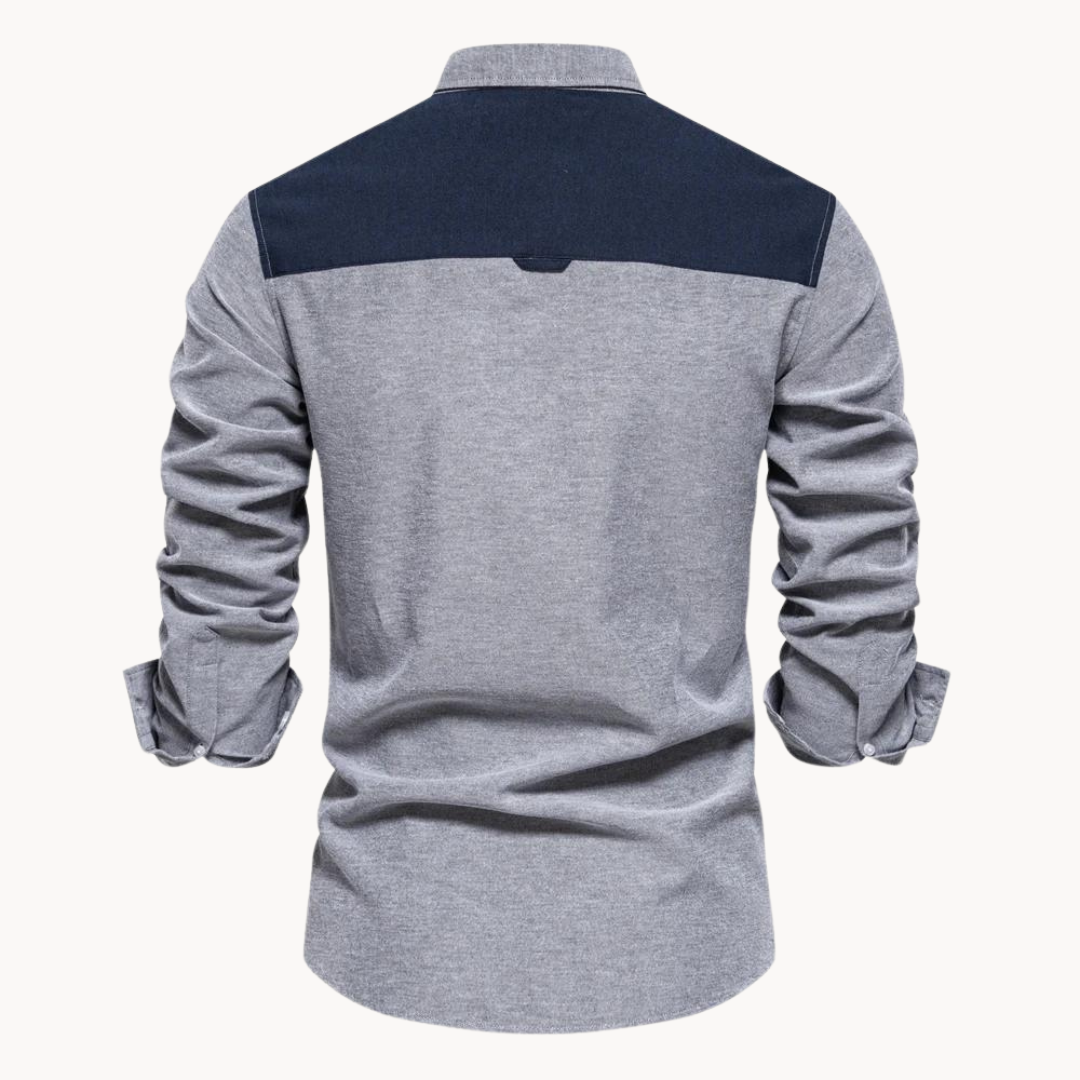 Fionn - Textured Oxford Button-Up
