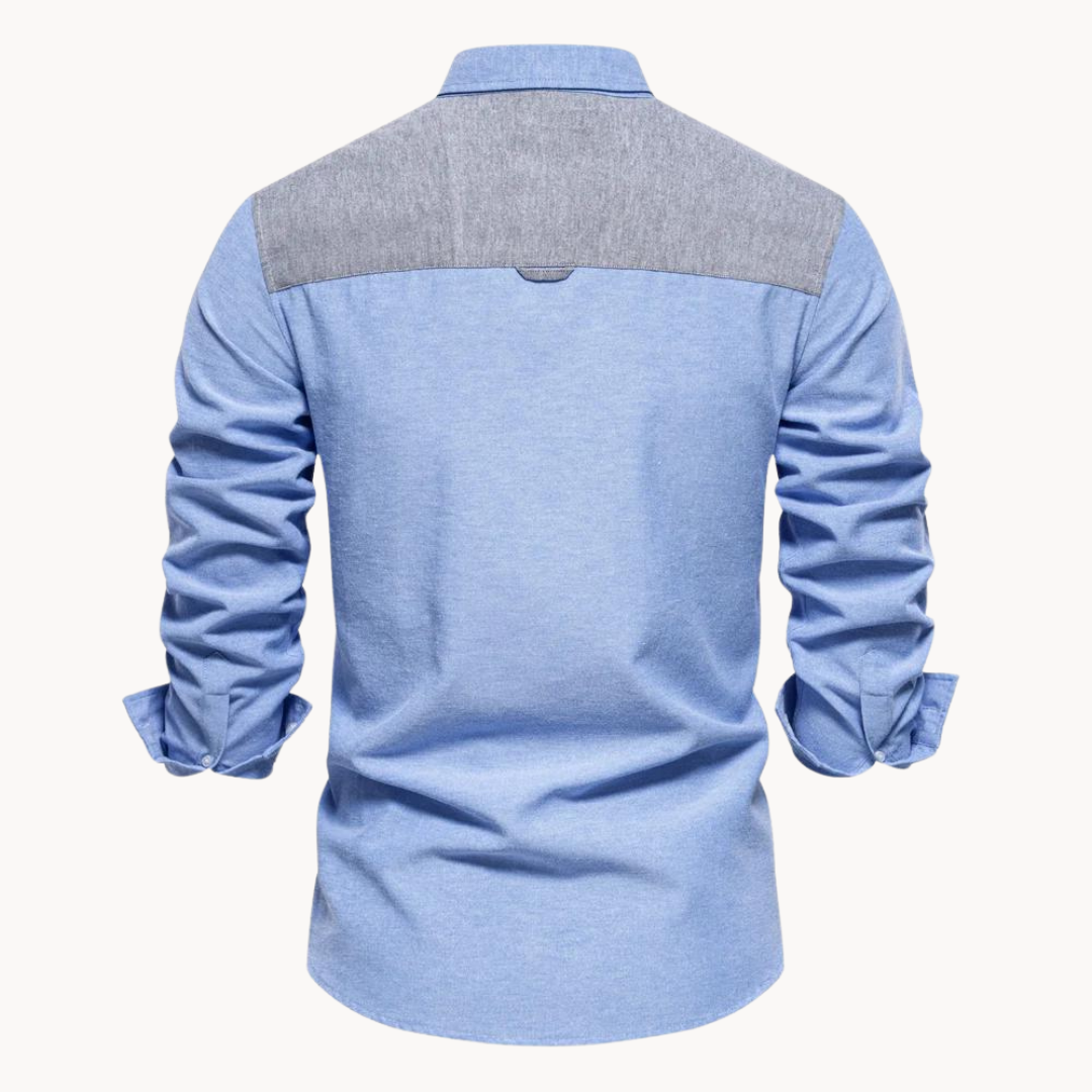 Fionn - Textured Oxford Button-Up