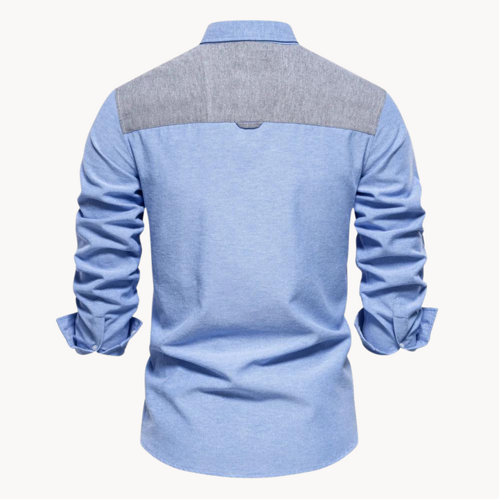 Fionn - Textured Oxford Button-Up