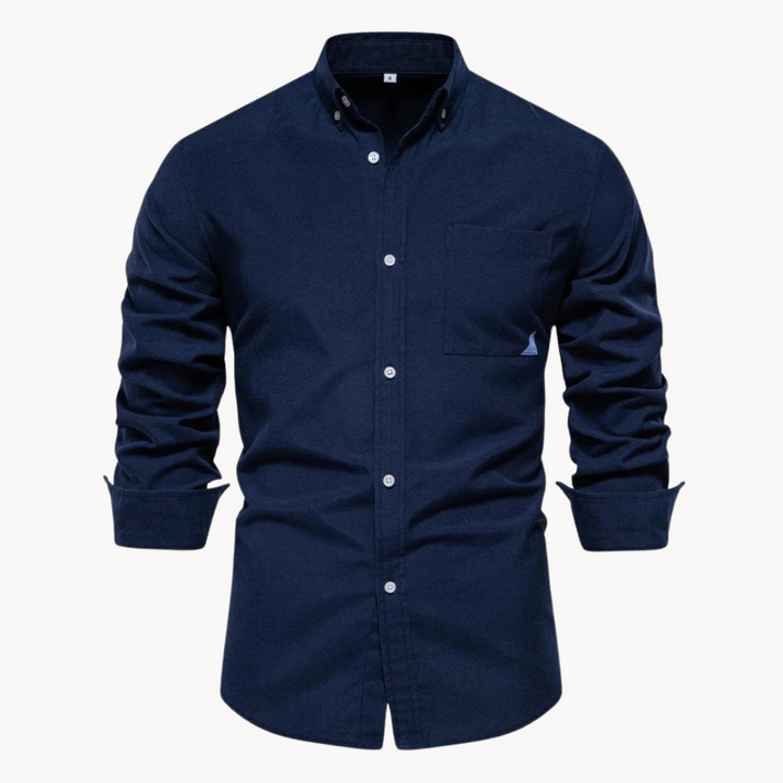 Fionn - Textured Oxford Button-Up
