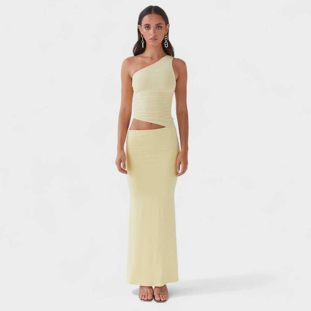 Aoife - Asymmetrical Long Dress