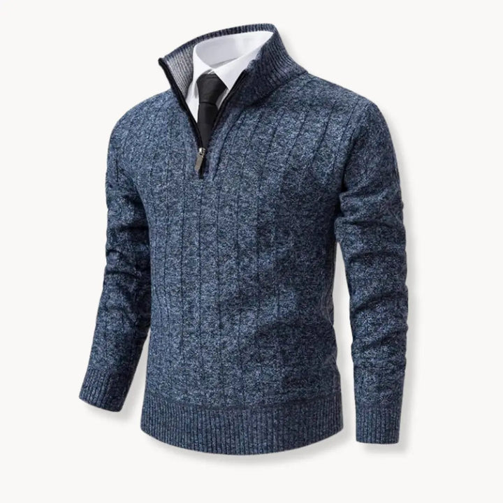 Donal - Athletic Zip-Up Sweater