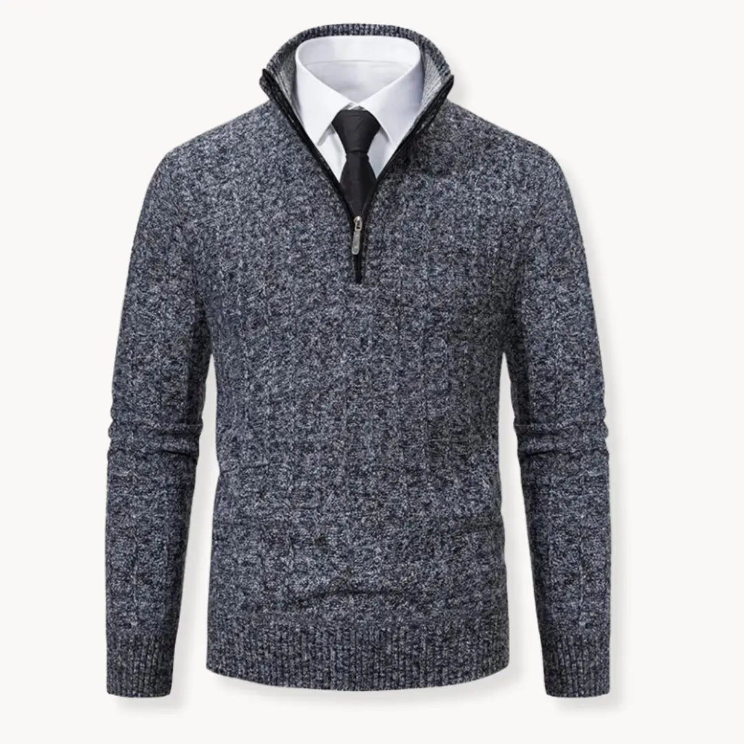 Donal - Athletic Zip-Up Sweater