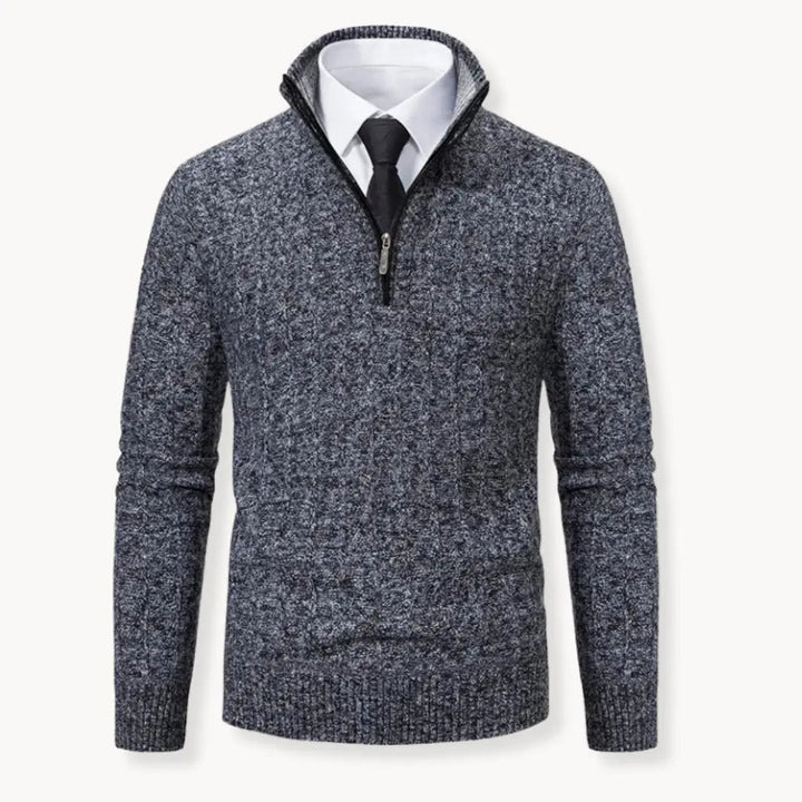Donal - Athletic Zip-Up Sweater
