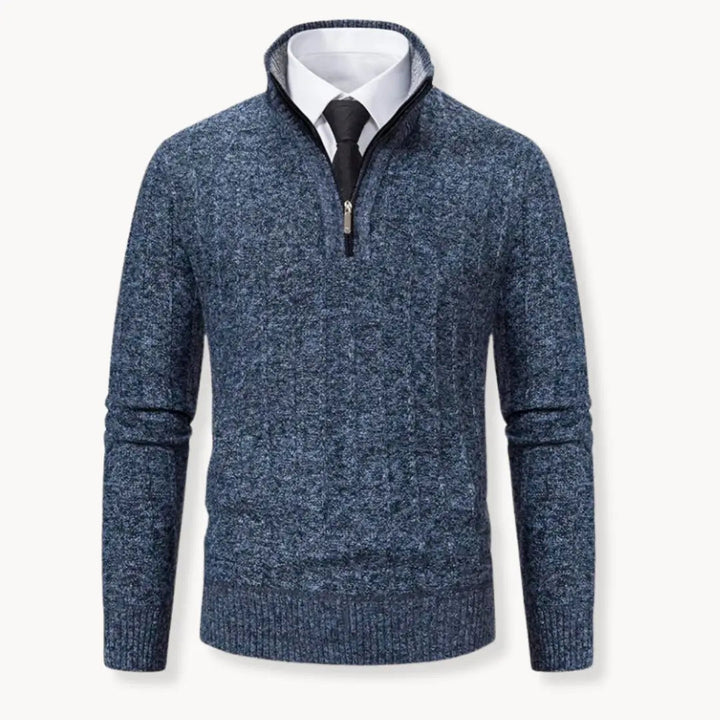Donal - Athletic Zip-Up Sweater